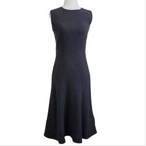 Jigsaw Wool midi flare dress